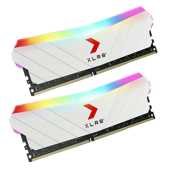 PNY RAM Gaming Model XLR8 DDR4 16G 3600MHz white ura
